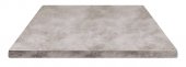 Blat stołowy ZINC, Topalit, blat drewniany, wymiary 60x60 cm, kwadratowy, cynkowy, XIRBI 78647